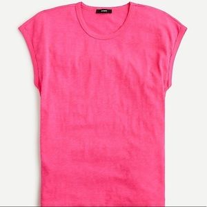 J. Crew XS Drop Shoulder tee. NWT.
